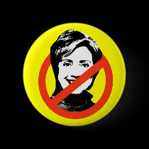 Anti-Hillary Clinton Button