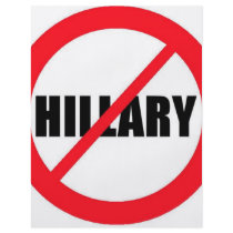 Anti-Hillary Clinton Custom Flyer