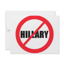Anti-Hillary Clinton Custom Announcement