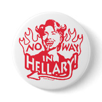 Anti-Hillary Hell Satin Devil Witch buttons by HillaryScaresMe Anti-Hillary Hell Satin Devil Witch buttons