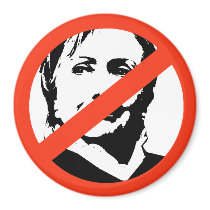 ANTI-HILLARY REFRIGERATOR MAGNET
