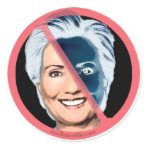 Anti-Hillary Slash Stickers