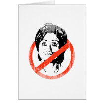 ANTI HILLARY SLOGAN 2 Faded.png Greeting Cards