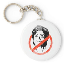ANTI HILLARY SLOGAN 2 Faded.png Key Chain