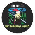 Anti Holiday Stickers sticker