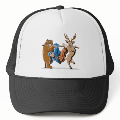 Anti Hunting Animal Revenge Trucker Hat by EarthTribe