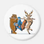Anti Hunting Animal Revenge Magnet