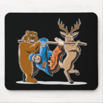 Anti Hunting Animal Revenge Mouse Pads