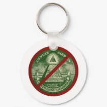 Anti Illuminati keychain