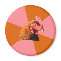 Anti-joke Chicken Refrigerator Magnets