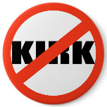 ANTI-KIRK PINBACK BUTTON
