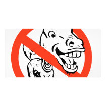 Anti-Liberal / Anti-Democrat Custom Photo Card