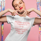 Anti-Love Anti-Valentine's Day poem shirt