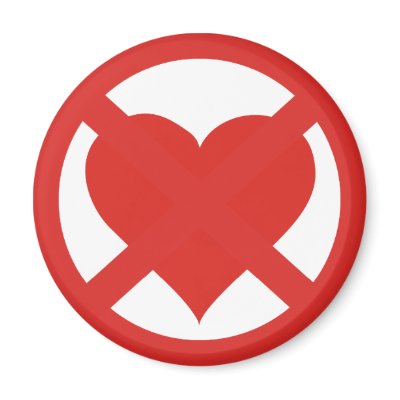 Anti Love Magnets by ObsessionDesign