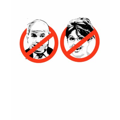 ANTI-MCCAIN / ANTI-PALIN T-SHIRT by AntiPalin