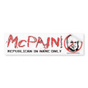 Anti-McCain Circle bumper stickers