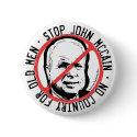 Anti-McCain Circle buttons by AntiMcCainGear Anti-McCain Circle buttons