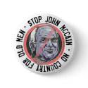 Anti-McCain Circle McAncient buttons by AntiMcCainGear Anti-McCain Circle McAncient buttons
