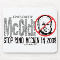 Anti-McCain Circle mousepads