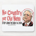 Anti-McCain Circle Mouse Pad