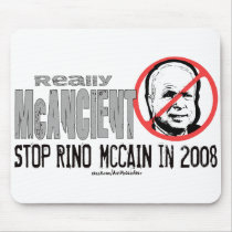 Anti-McCain Circle mousepads