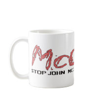 Anti-McCain Circle Mugs