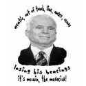 Anti McCain Losing His Bearings Womens Shirt