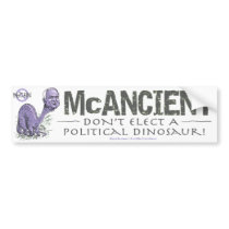 Anti McCain McAncient bumper stickers by AntiMcCainGear Anti McCain McAncient bumper stickers