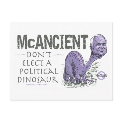Anti McCain McAncient Post Cards by AntiMcCainGear