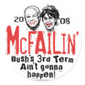 Anti McCain Palin McFailin' Stickers by AntiMcCainGear Anti McCain Palin McFailin' Stickers