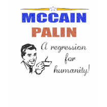 Anti McCain Palin Womens Funny Shirt Top by SideSplitters Anti McCain Palin Womens Funny Shirt Top