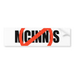 ANTI-MCINNIS BUMPER STICKERS