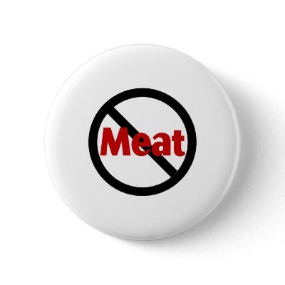 Anti Meat Pins by CelebrationZazzle