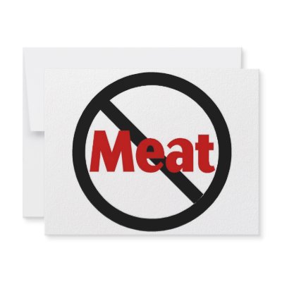 Anti Meat Personalized Invitations by CelebrationZazzle