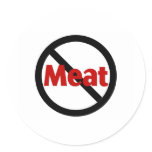 Anti Meat Stickers