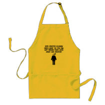 Anti men aprons by Femfatal Anti men aprons