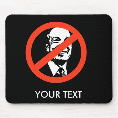 ANTI-MICHAEL BLOOMBERG MOUSE PAD by Politicaltshirts