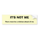 ANTI MINIVAN CLUB bumper stickers