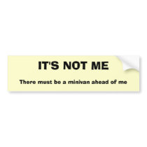 ANTI MINIVAN CLUB bumper stickers by trish1968 ANTI MINIVAN CLUB bumper stickers