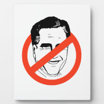 ANTI- MITT ROMNEY PHOTO PLAQUES