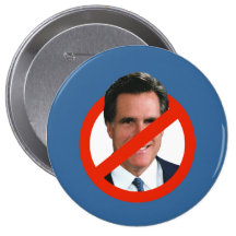 ANTI MITT ROMNEY PIC 2 PINBACK BUTTONS