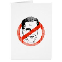 Anti Mitt Romney white -.png Greeting Cards