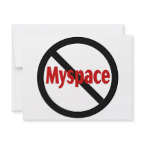 Anti Myspace invitations