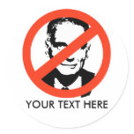 ANTI-NADER: ANTI-Ralph Nader Round Sticker