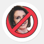 Anti Nancy Pelosi Round Sticker