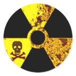 ANTI-NUCLEAR ENERGY PROTEST ROUND STICKER