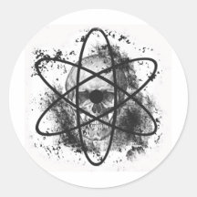 "Anti Nuclear Skeleton"* Stickers