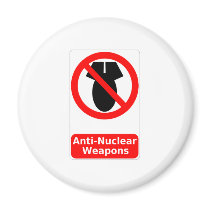 Anti-Nuclear Weapons Fridge Magnets