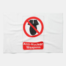 Anti-Nuclear Weapons Kitchen Towels