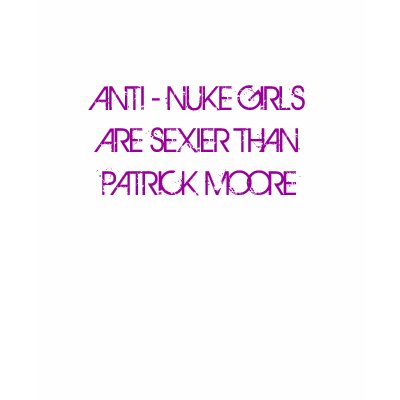 ANTI - NUKE GIRLS T-SHIRT by OrganicCotton